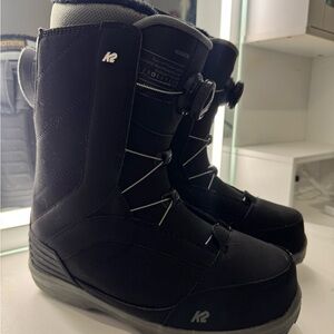 K2 Black Snowboard Boots (Women’s 7.5)